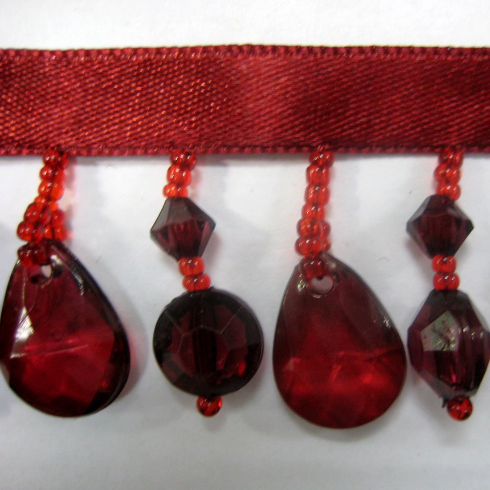 GLASS BEADED FRINGE GLASS BEADED FRINGE